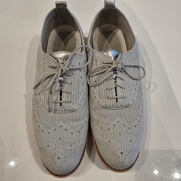 Cole Haan Grey Lace-up Shoes - Picture 1 of 6